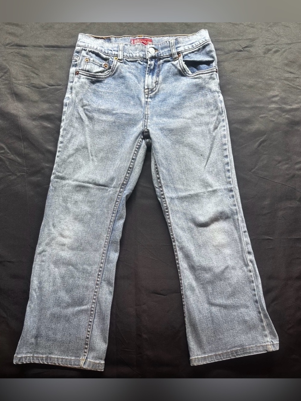 #D-12 Levi's 517 Light Blue Girls Straight-Leg Jeans